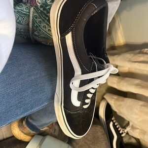 Old Skool Van Sneakers black with white stripe on sides